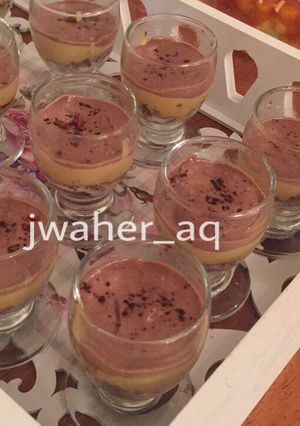 صورة لوصفة حلى الكريم كراميل والنوتيلا