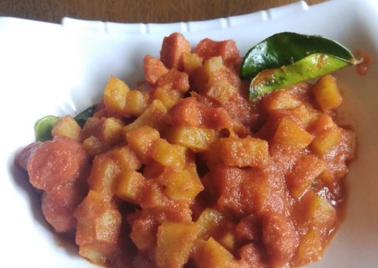 Bumbu Sambal Goreng Kentang Sosis | Bahan Membuat Sambal Goreng Kentang Sosis Yang Bisa Manjain Lidah