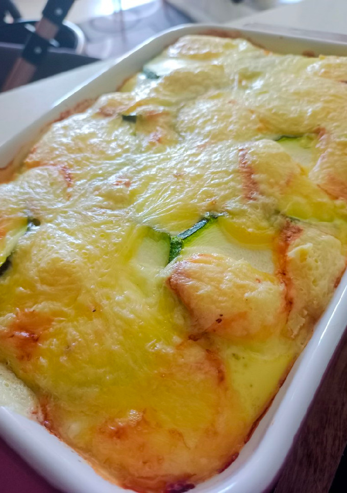 Una foto de Budín de zapallo italiano al horno sin pan ☺️❤️