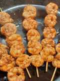 Brochettes de camarones especiados 🦐