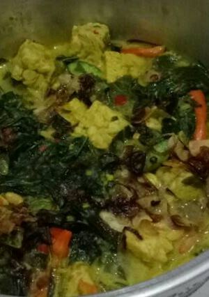 Foto resep Gulai Daun Singkong dgn Tempe dan Petai