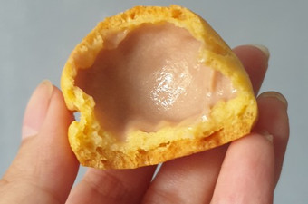 Bagaimana Menyiapkan Mini sus isi diplomat cream coklat Ekonomis