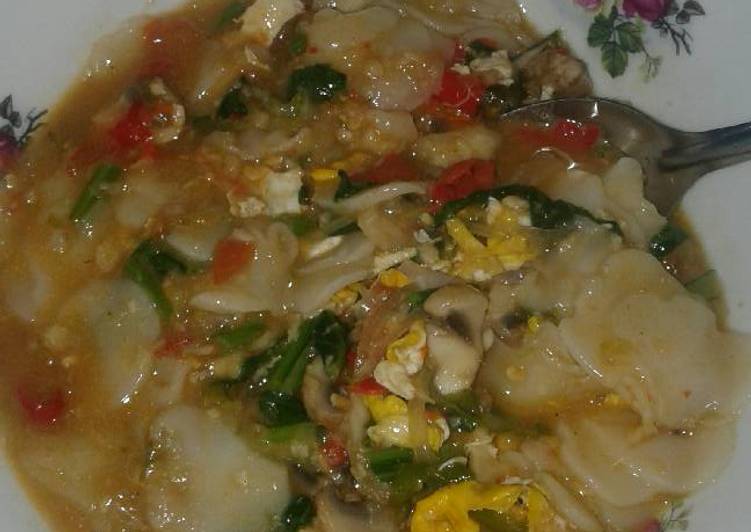 Resep Seblak basah jamur tiram yang Bikin Ngiler