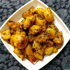 Jeera aloo A picture of Jeera aloo.