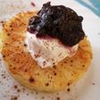 Piña con ricotta