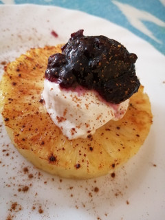 Una foto de Piña con ricotta