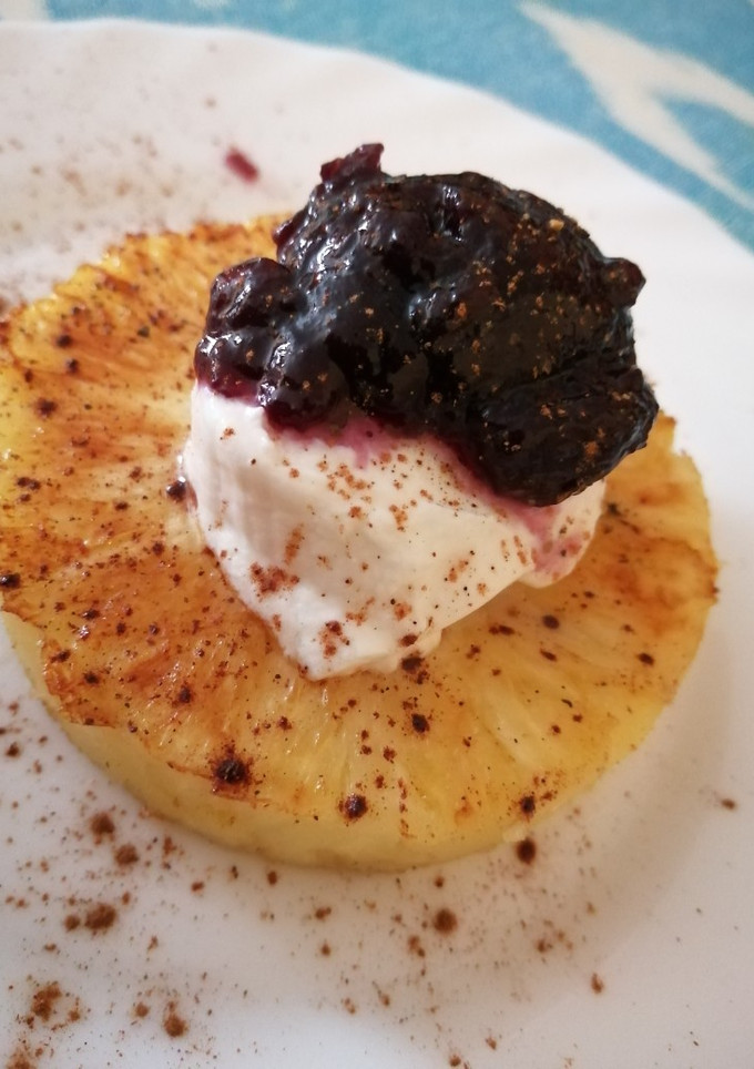 Una foto de Piña con ricotta