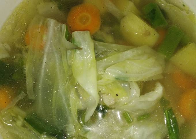 Sayur sop sederhana