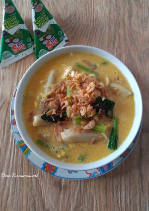 Foto resep Mie Instan Kuah Santan