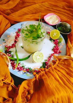 A picture of Spicy SATTU KA SHAHABAD 😋 sattu drink 🍷.