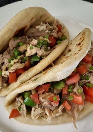 A picture of Chicken quesadilla.