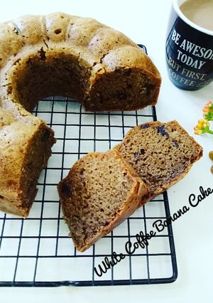 Foto resep White Coffee Banana Cake