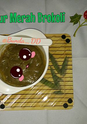 Foto resep MPASI-Bubur Merah Brokoli