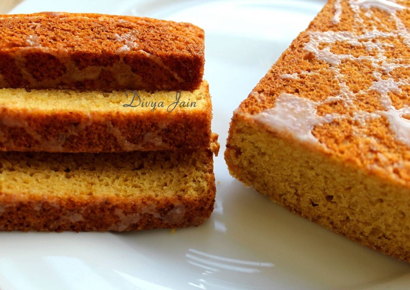 Tahinopita – Greek Style Tahini Cake with Orange Blossom Glaze