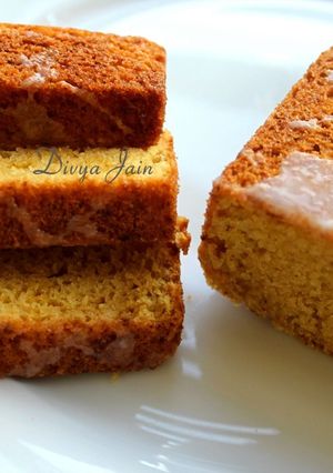 A picture of Tahinopita – Greek Style Tahini Cake with Orange Blossom Glaze.
