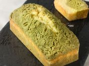 A picture of matcha pound cake