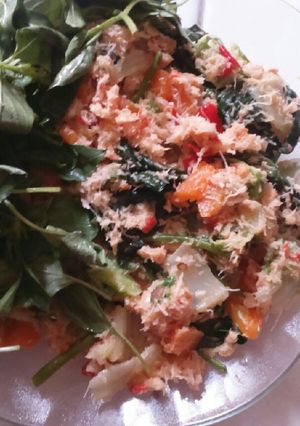 Foto resep Krawu sayur + kemangi yang suka pedes