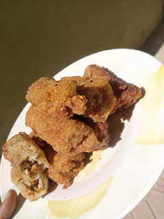 A picture of Scramble egg bread roll (breakfast).