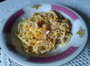 Gambar spaghetti carbonara susu bubuk