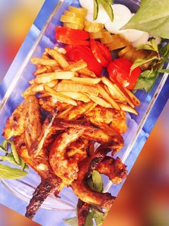 عکسی از دستور کتف و بال کبابی