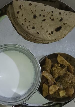 A picture of Aloo ki sabzi.