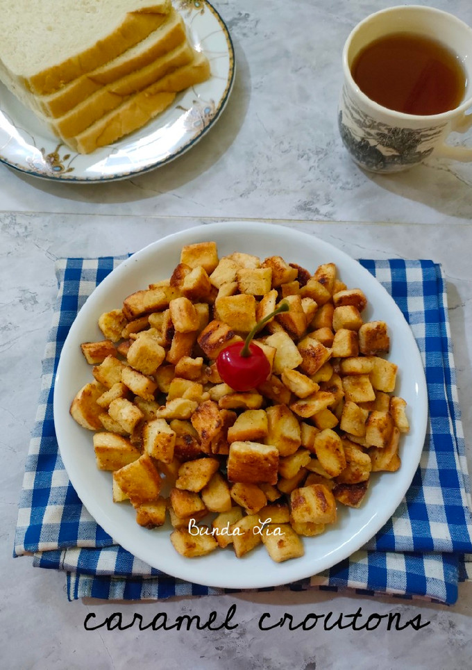 Foto resep Caramel Croutons