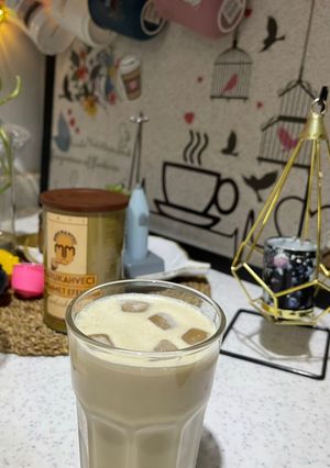 صورة لوصفة سبانش لاتيه بارد بطريقة بلاك كوفي 😴😋🧋