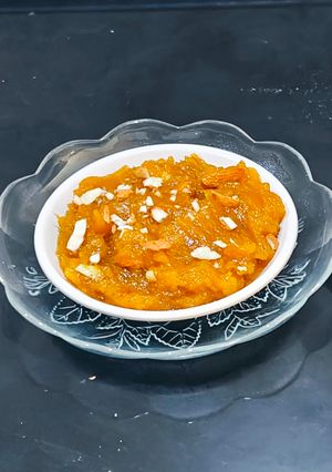 A picture of Sindhi Style Pumpkin Halwa.