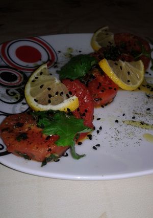 A picture of Tomato salad.