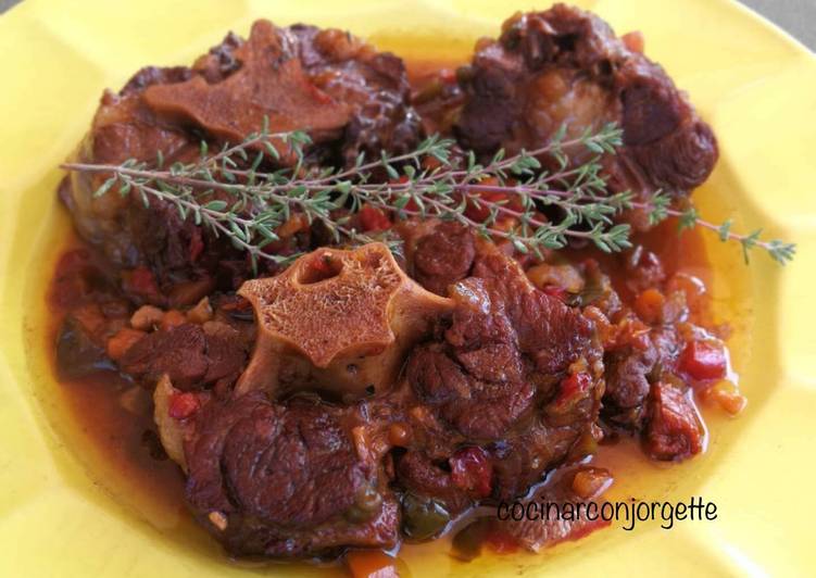 Rabo de toro al tomillo en la olla express
