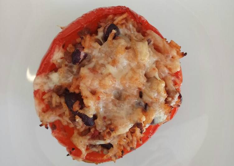 Step-by-Step Guide to Prepare Quick Spicy stuffed peppers :)