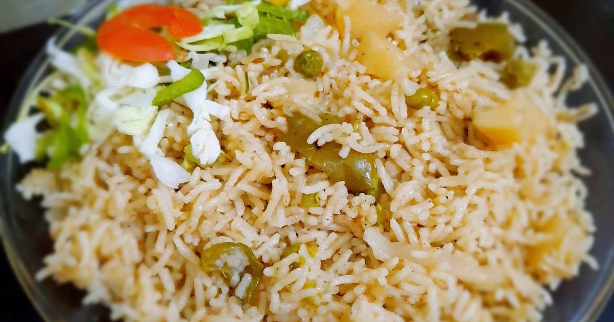 Vegetable Rice Pakistani Vegetable Rice Recipe by Hadia Anwar - Cookpad