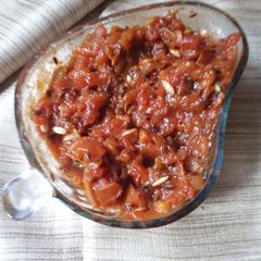 A picture of Dates tomato chutney.