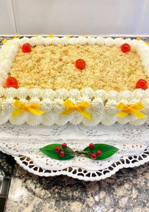 Una foto de Tarta “mimosa”