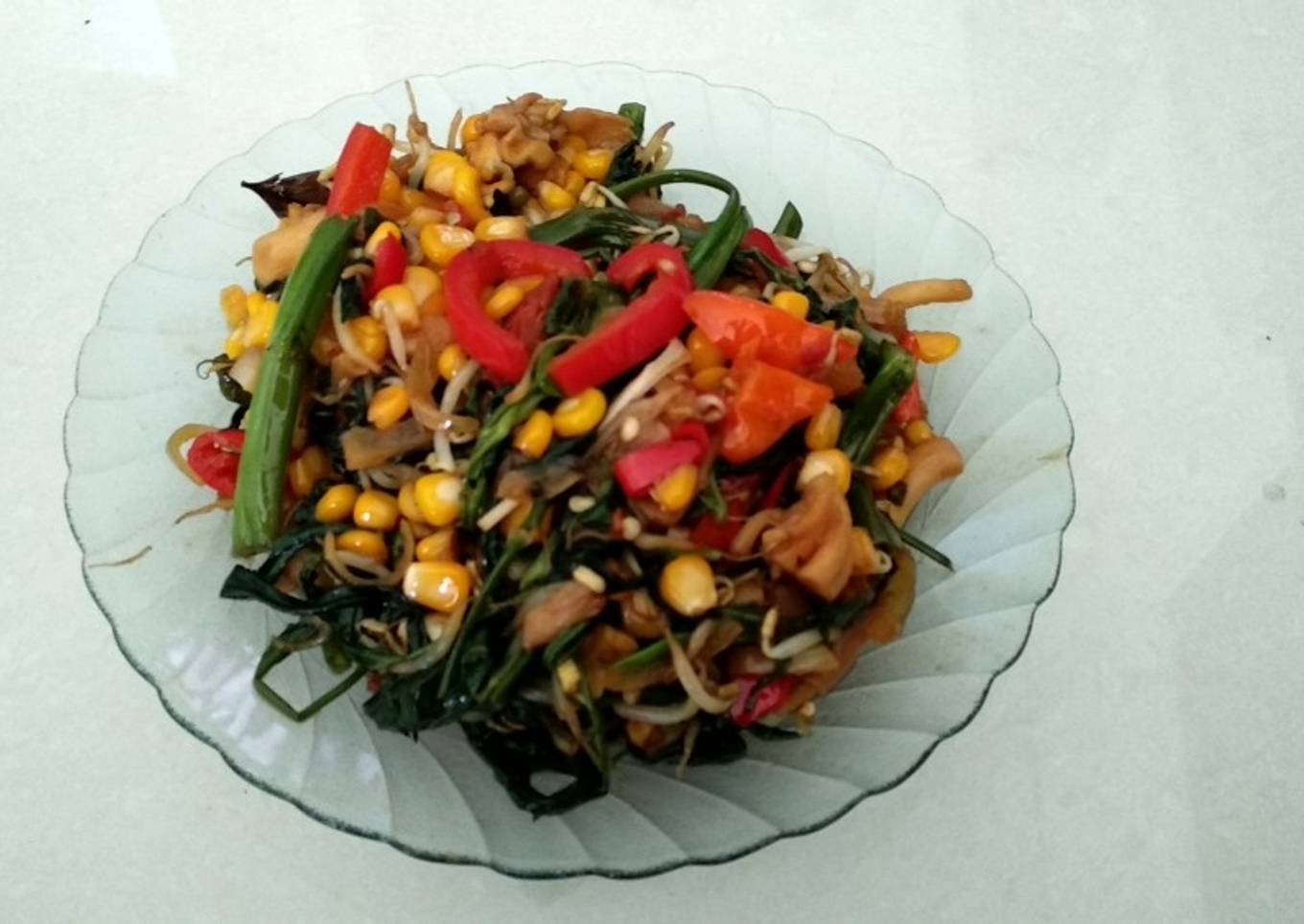 #1 Campuran kol goreng