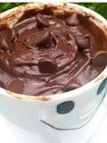 Mug Cake De chocolate, normal y Keto! En MICROONDAS