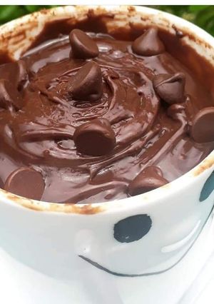 Una foto de Mug Cake De chocolate, normal y Keto! En MICROONDAS