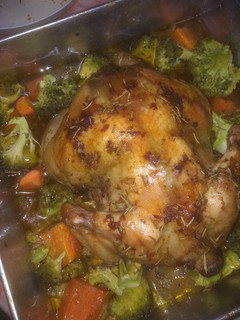 Foto resep Rosemary Roasted Chicken with veggie (recook)