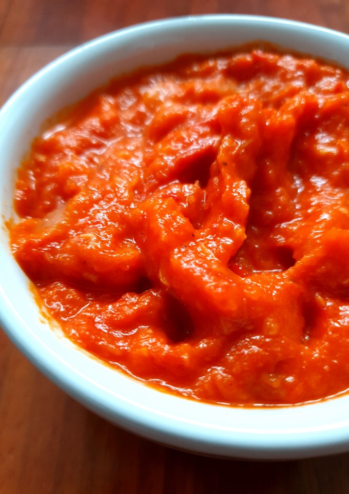 Una foto de Salsa de pimientos del piquillo