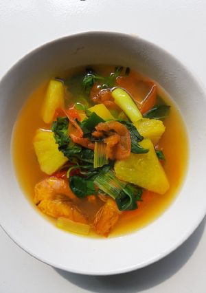 Foto resep Udang Kuah Nanas Kemangi