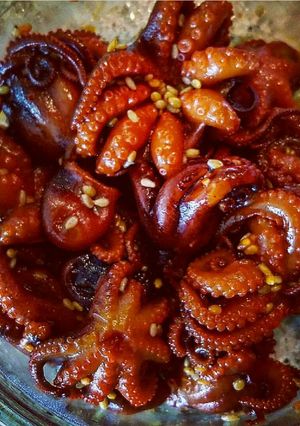 Foto resep Chuka Idako / Seasoned Baby Octopus