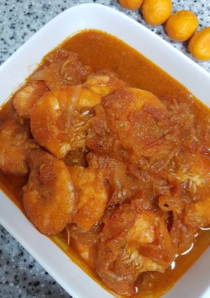 Foto resep Udang asam pedas