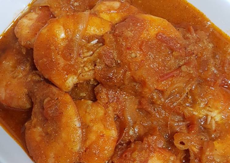 Resep Udang asam pedas, Enak