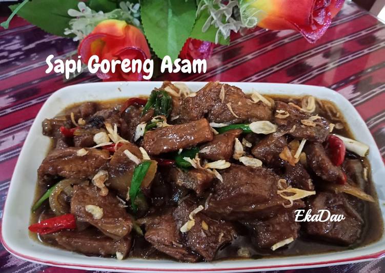 Sapi Goreng Asam