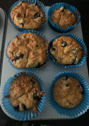 Una foto de Muffins de arándanos de Cookpad