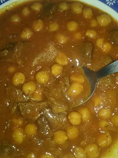 Una foto de Harira plato típico para las fechas de Ramadán