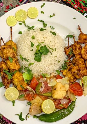 A picture of Shish taouk.