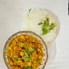 A picture of Dry yellow peas sabji.