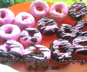 Resep Teruji Donat Kentang mix Labu Kuning Lembut dan Anti Gagal Yummy Mantul