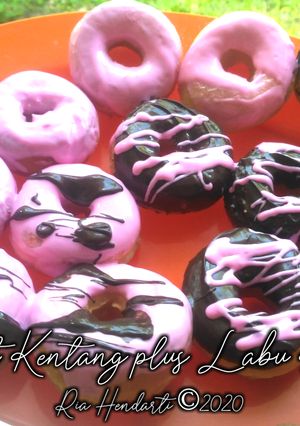 Foto resep Donat Kentang mix Labu Kuning Lembut dan Anti Gagal